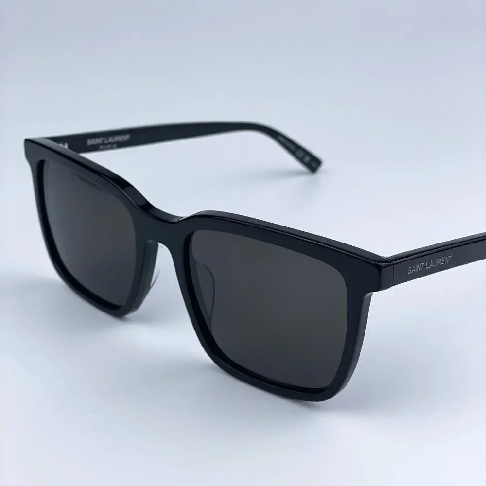 NEW Saint Laurent SL500 001 Black Gray Unisex Sunglasses